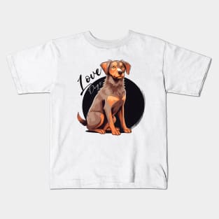 Cute Australian Shepherd Kids T-Shirt